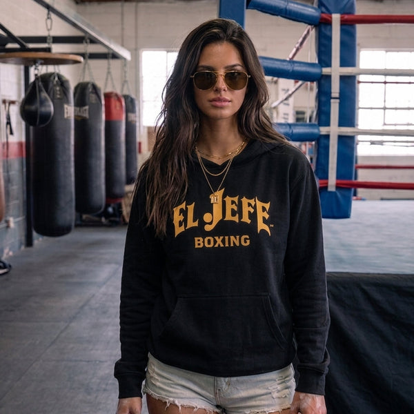 El JEFE ENERGY ATHLETIC BOXING HOODIE – El Jefe Energy